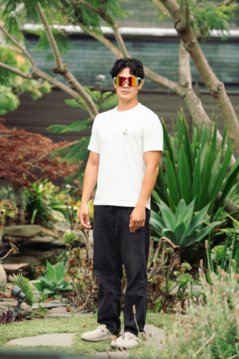 Extra photo for T2 Sunmask with Rainbow Mirror in White