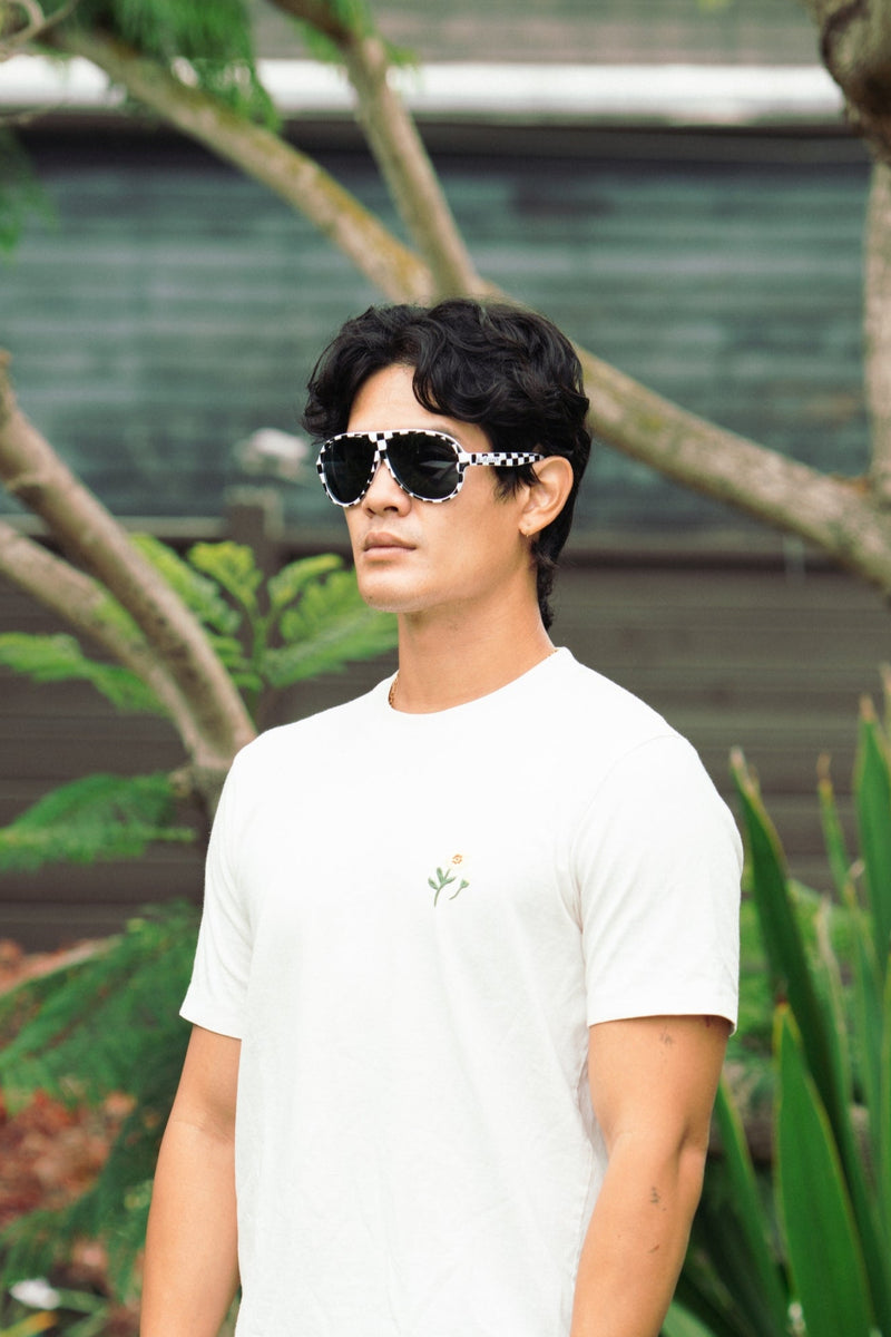 Extra photo for Original Aviator Checkered with HD Gray Lenses