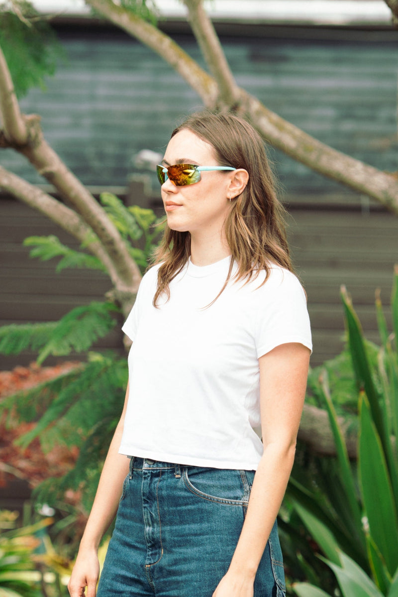 Extra photo for Eagle with Rainbow Mirror lens in Bahama Blue