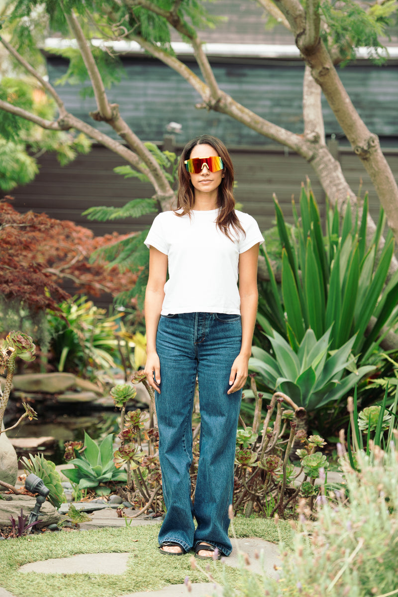 Extra photo for T2 Sunmask with Rainbow Mirror in Yellow