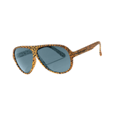 Original Aviator in Leopard With HD Gray Lenses