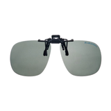 Rimless HD Gray Polarized Clip-On