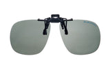 Rimless HD Gray Polarized Clip-On