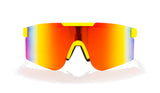 T2 Sunmask with Rainbow Mirror in Yellow