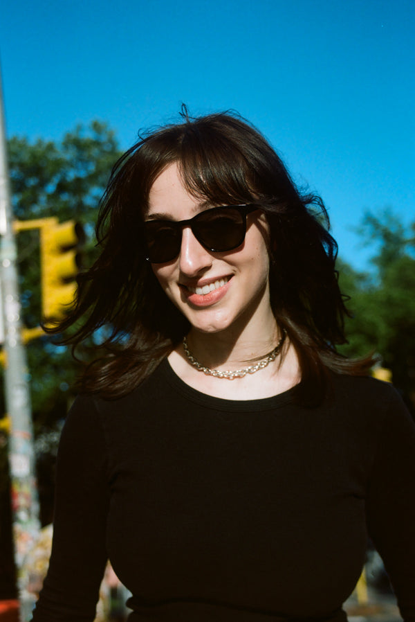 Belmont in Glossy Black with Polarized HD Gray Lenses