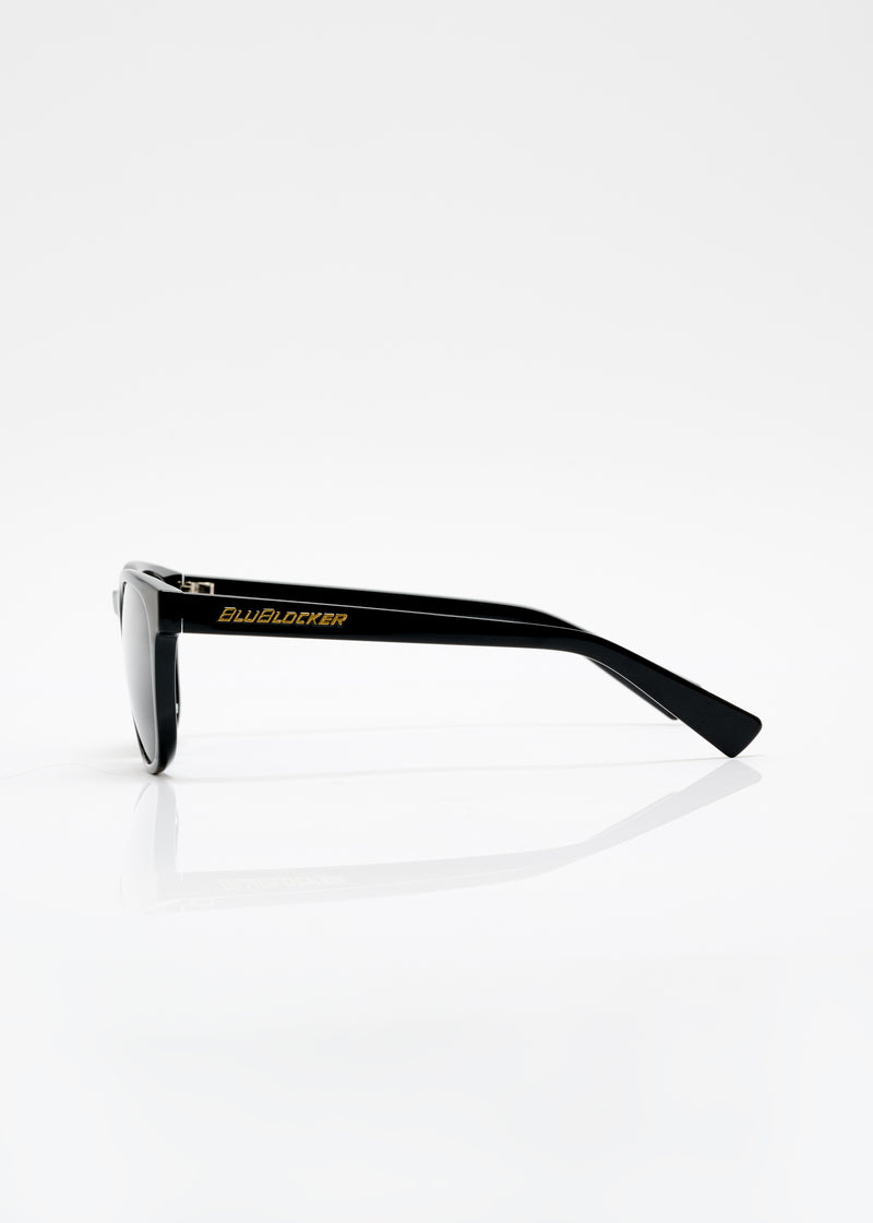 Belmont in Glossy Black with Polarized HD Gray Lenses