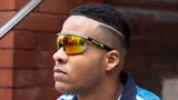 Bullet SunMask 1989 in Black / Neon Green