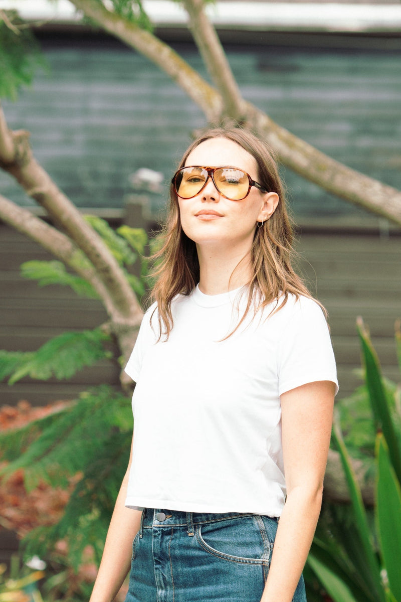 Extra photo for Original Aviator in Demi-Tortoise with MoonShade Lenses