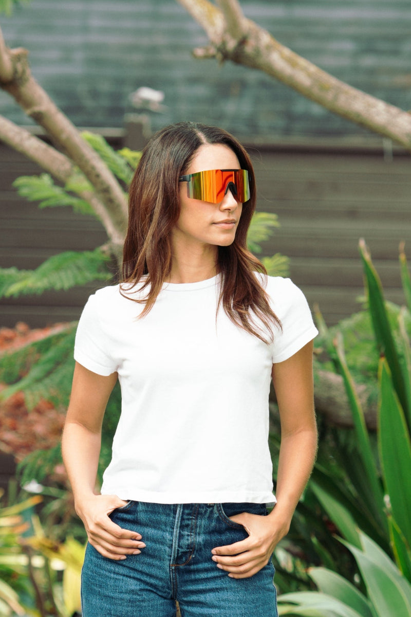 Extra photo for T2 Sunmask with Rainbow Mirror in Black