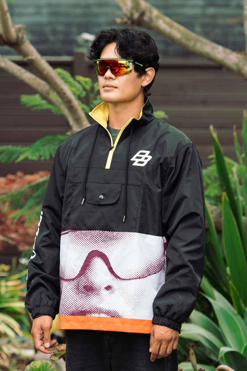 Extra photo for BluBlocker Retro Nylon Windbreaker