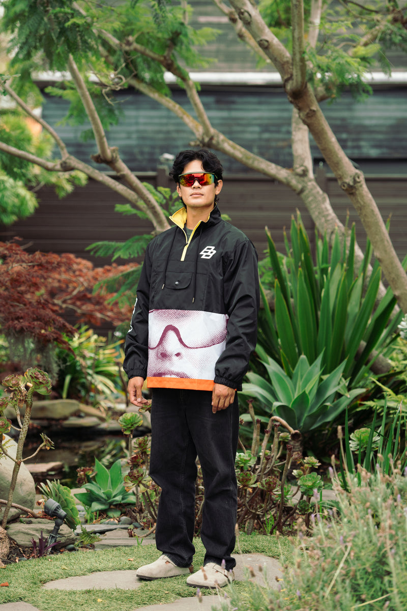 Extra photo for BluBlocker Retro Nylon Windbreaker