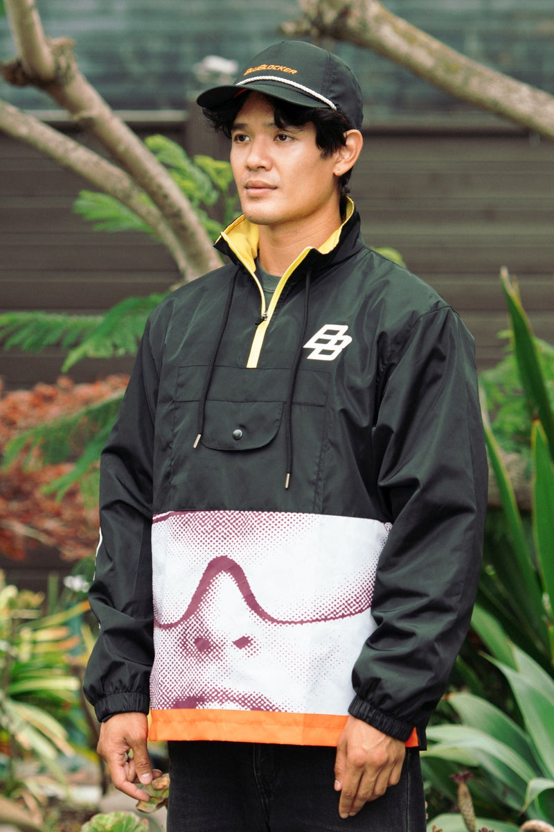 Extra photo for BluBlocker Retro Nylon Windbreaker