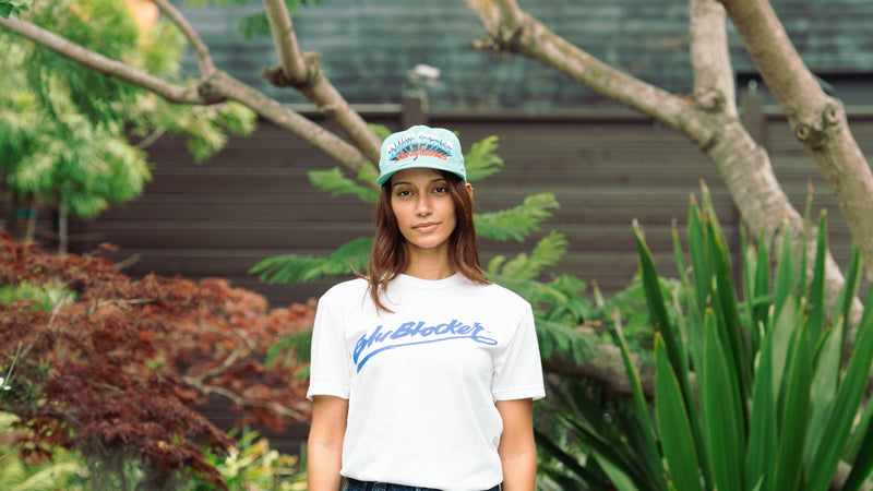 BluBlocker Retro Nylon Hat in Teal