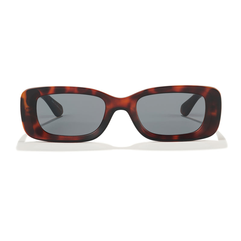 Mākena in Demi-Tortoise with HD Gray Lenses