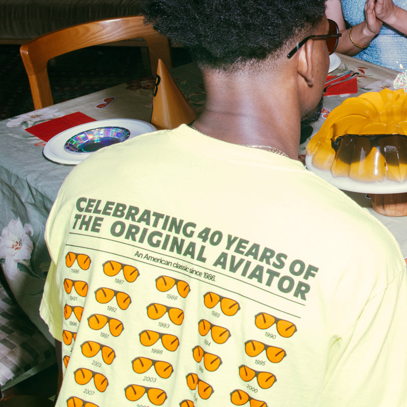 Extra photo for BluBlocker 40th Anniversary Tee Shirt