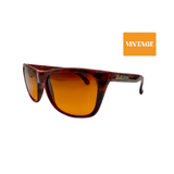 CoolBlu In Red Demi Tortoise with Amber Lenses (Vintage)