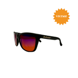 CoolBlu in Matte Black with Blue Mirror Lenses (Vintage)