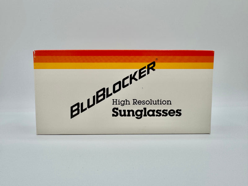 CoolBlu in Matte Black with Blue Mirror Lenses (Vintage)