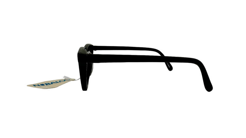 RearVision in Matte Black With Blue Mirror Lenses (Vintage)