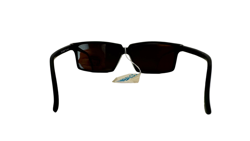 RearVision in Matte Black With Blue Mirror Lenses (Vintage)