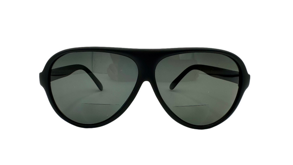 Original Aviators in Black with HD Gray Reader Lenses (Vintage)
