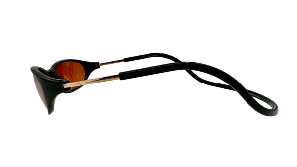 Ballistic Magnetic In Black with Polarized Amber Lenses (Vintage)