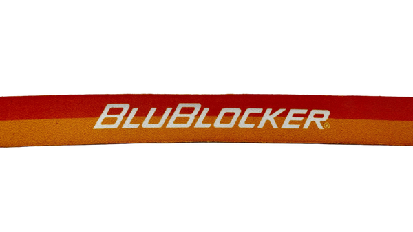 Sunglasses Strap (Orange With White Text)