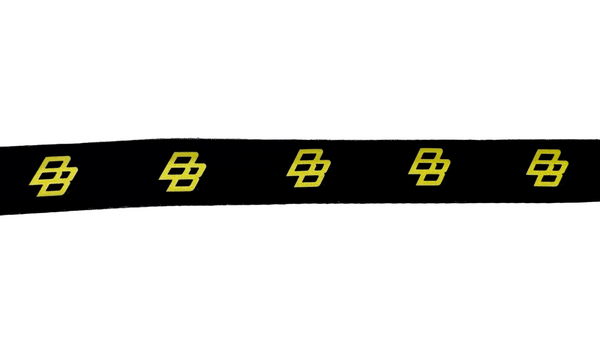 Sunglasses Strap (Black With Gold Text)