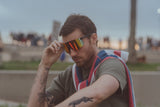T2 Sunmask with Rainbow Mirror in Black