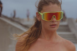 Terminator SunMask with Rainbow Mirror in Yellow