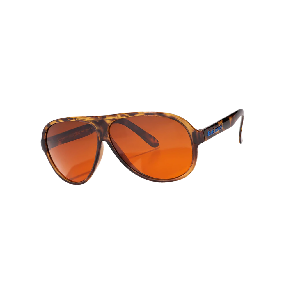 Bullseye Bar & Cafe ダーツミラー Original Aviator Polarized in Demi-Tortoise – BluBlocker