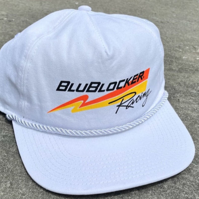 BluBlocker Racing Hat in White