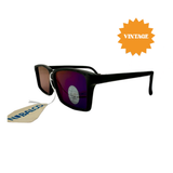 RearVision in Matte Black With Blue Mirror Lenses (Vintage)