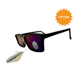 RearVision in Matte Black With Blue Mirror Lenses (Vintage)