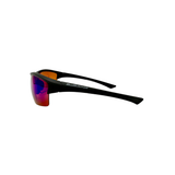 Stinger in Matte Black With Polarized Blue Mirror Lenses (Vintage)