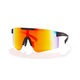 T2 Sunmask with Rainbow Mirror in Black