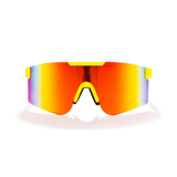 T2 Sunmask with Rainbow Mirror in Yellow
