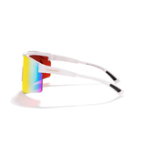 T2 Sunmask with Rainbow Mirror in White