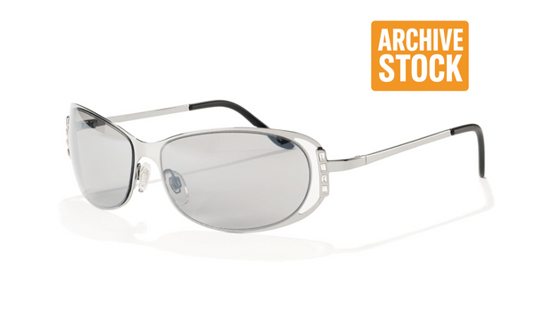 Aria in Silver with Rhinestones