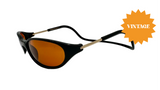 Ballistic Magnetic In Black with Polarized Amber Lenses (Vintage)
