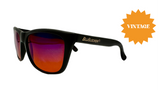 CoolBlu in Matte Black with Blue Mirror Lenses (Vintage)