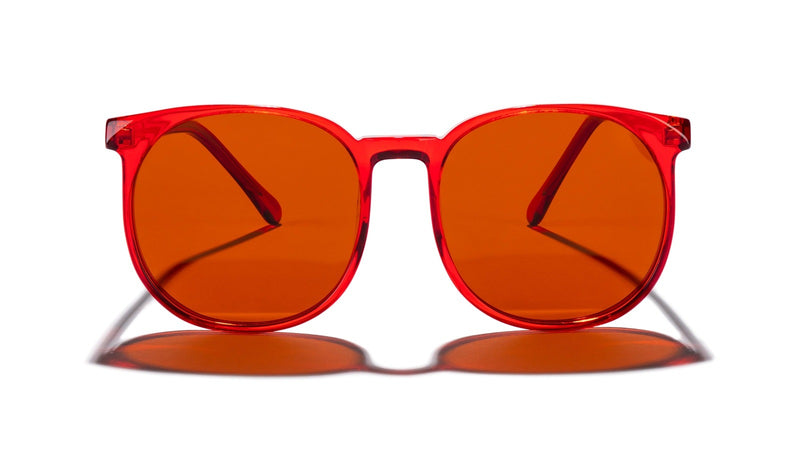 McGill Polarized with Acetate Frame in Red