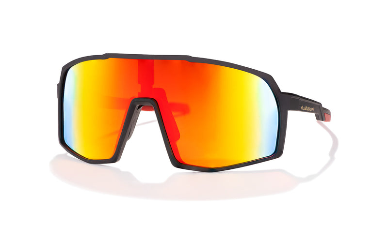 Terminator SunMask with Rainbow Mirror in Black