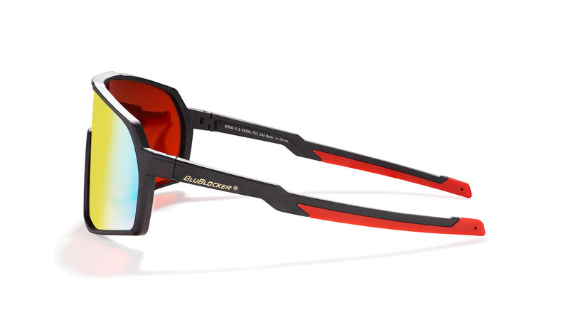 Terminator SunMask with Rainbow Mirror in Black