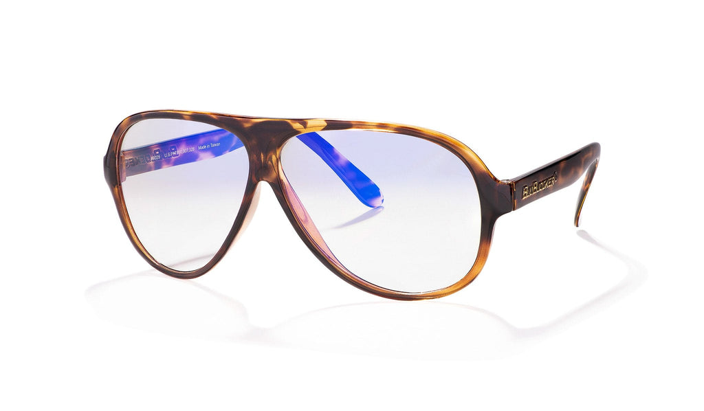Original Aviator Tech Glasses in Demi-Tortoise – BluBlocker