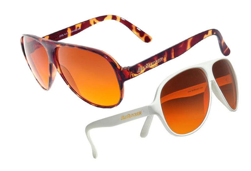 Original Aviator in White & Demi-Tortoise (2 Pair)