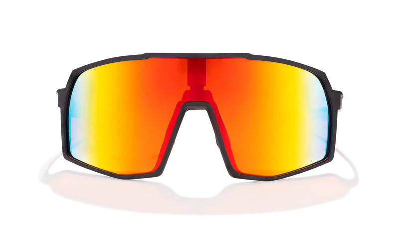 Terminator SunMask with Rainbow Mirror in Black
