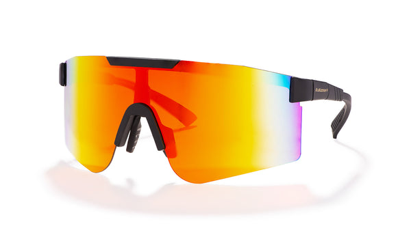 T2 Sunmask with Rainbow Mirror in Black