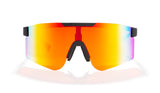 T2 Sunmask with Rainbow Mirror in Black