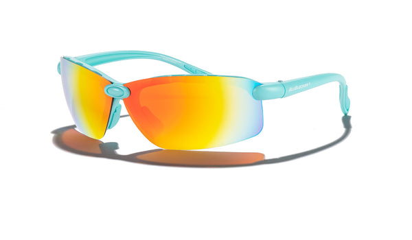 Eagle with Rainbow Mirror lens in Bahama Blue